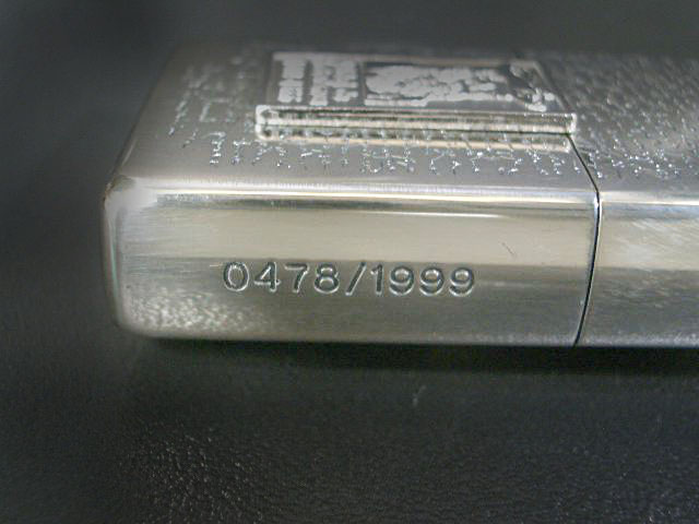 zippo Michel de Nostradamus ノストラダムス 1999個限定 シリアルナンバー入り