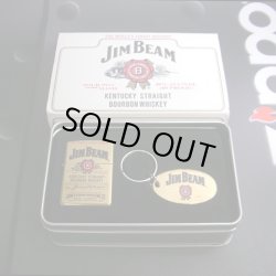 画像1: zippo JIM BEAM キーホルダー付き 1996年製造