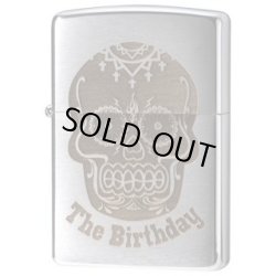 画像1: Zippo The Birthday スカルロゴ クローム シリアルナンバー入り(期間限定生産品)