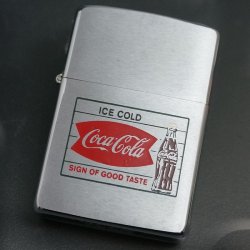 画像1: zippo  Coca-Cola ロゴ＆瓶 1980年製造