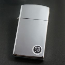 画像1: zippo #1610 スリム ハイポリッシュ・クローム 1979年製造