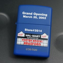 画像1: zippo   WAL-MART ブラッドフォード店開店記念 2002年製造