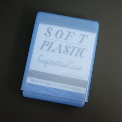 画像1: ソフトプラスチックケース　ブルー