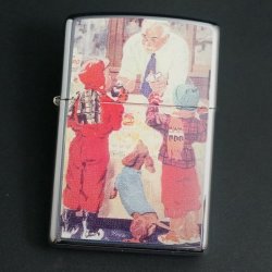 画像1: zippo クリスマス柄 2004年製造