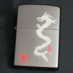 画像1: zippo T&C ドラゴン ガンメタル 2003年