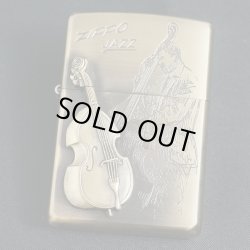 画像1: zippo JAZZ ウッドベース 2005年製造