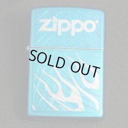 画像1: zippo ブルー ZIPPOロゴ 2012年製造