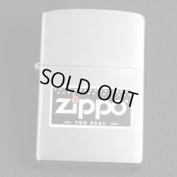 画像1: zippo プレート柄 黒  #200 2003年製造