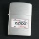 zippo プレート柄 白 黒文字 #200 2003年製造