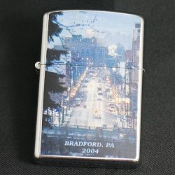 画像1: zippo BRADFORD 夜景 2004年製造