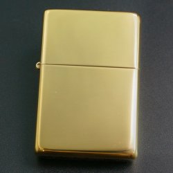 画像1: zippo フラットトップ #270CC ハイポリッシュ・ブラス