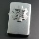 zippo Marlboro 「SPEAK YOUR MIND」2004年製造