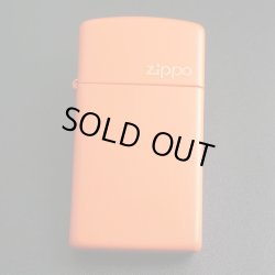 画像1: zippo マットカラー オレンジ Orange Matte スリム 1631ZL