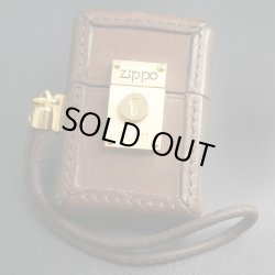 画像1: zippo 革巻き ストッパー付 1995年製造