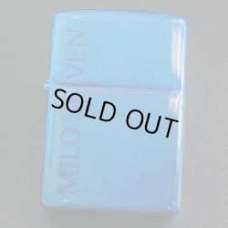 画像1: zippo MILD SEVEN Clear Blue 懸賞品 2001年製造