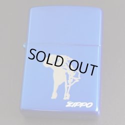 画像1: zippo WINDY シルエット ブルーイオン 1999年製造