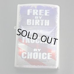 画像1: zippo Free by Birth Trucker by Choice 29078