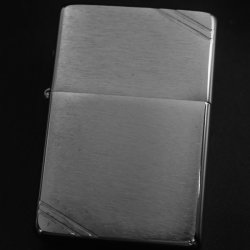 画像1: zippo フラットトップ #230 ブラッシュ・クローム