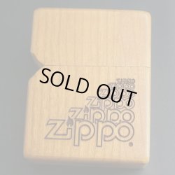画像1: zippo 木巻き ロゴ 1990年代製造