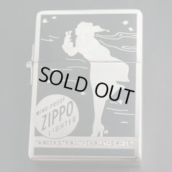 画像1: zippo WINDY 1935レプリカ シルバーメッキ 2008年製造