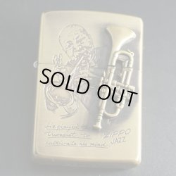 画像1: zippo JAZZ トランペット 1993年製造