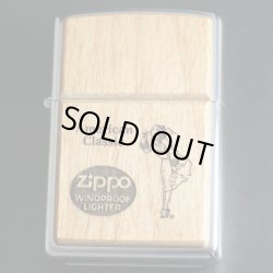 画像1: zippo WINDY ウッド貼付 2002年製造
