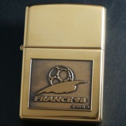 画像1: zippo FIFA WORLD CUP FRANCE98 #254B メタル貼り 1998年製造