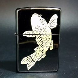 画像1: zippo シェルインレイ　イエロー