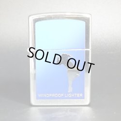 画像1: zippo WINDY 浮き上がり柄 シルバーメッキ 2001年製造