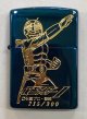 zippo 仮面ライダーV1　ブルーチタン 1995年製造