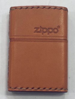 画像2: zippo  革巻き　カメル　2018年製造