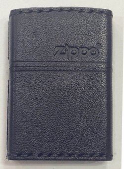 画像2: zippo 革巻き　黒　2018年製造