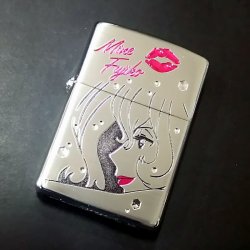 画像1: zippo ルパン三世 峰不二子 両面 2019年製造