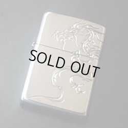 画像1: zippo 龍 銀色 2019年製造