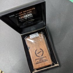 画像1: zippo1985年スリムウッド新品未使用 