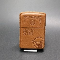 画像1: zippo革巻き新品未使用 