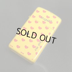 画像1: zippo hide スリム No.1 Yellow Heart