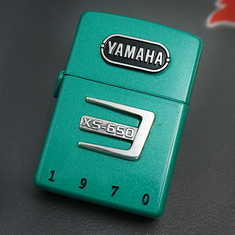 zippo YAMAHA XS-650 グリーン 1998年製造 キズ・汚れ有り - zippo-LAND G.