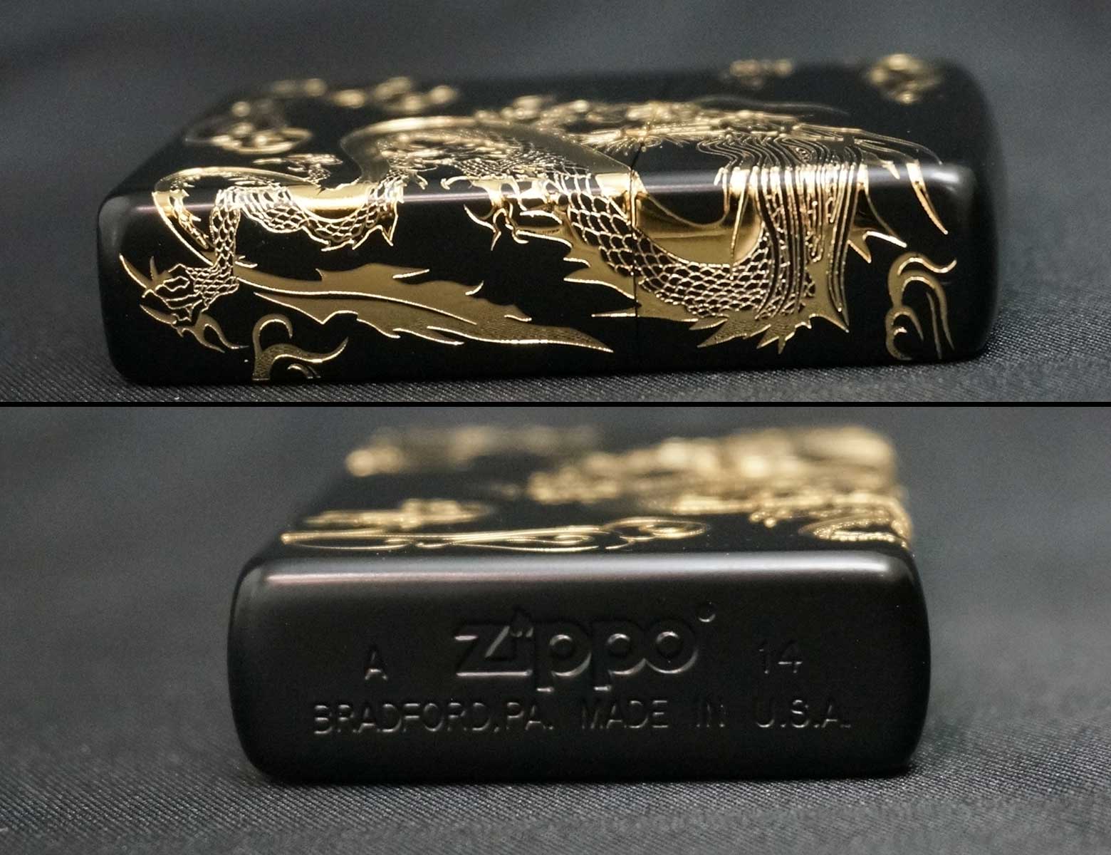 zippo 龍 2面デザイン 金 2DRG-A - zippo-LAND G.