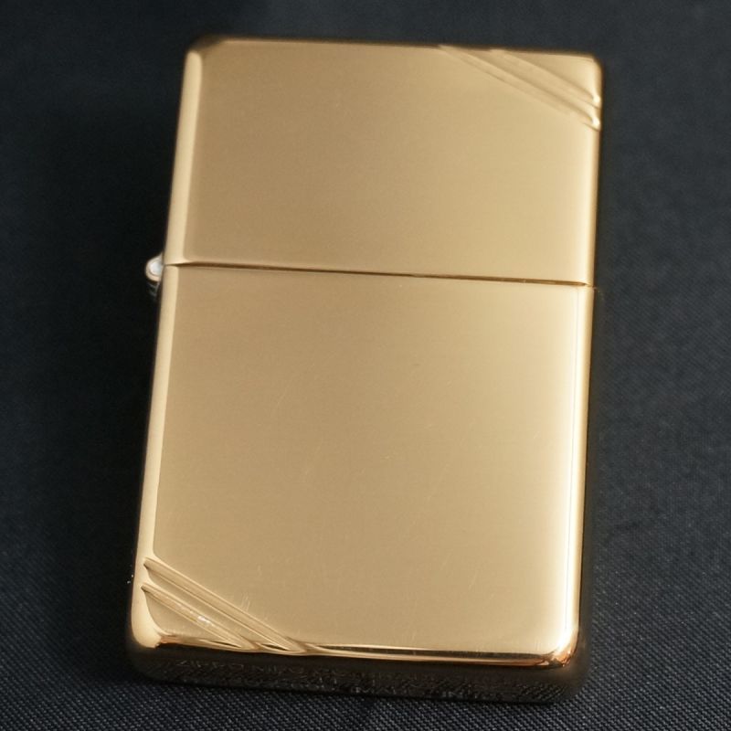 zippo フラットトップ #270 ハイポリッシュ・ブラス 1996年製造 - zippo-LAND G.