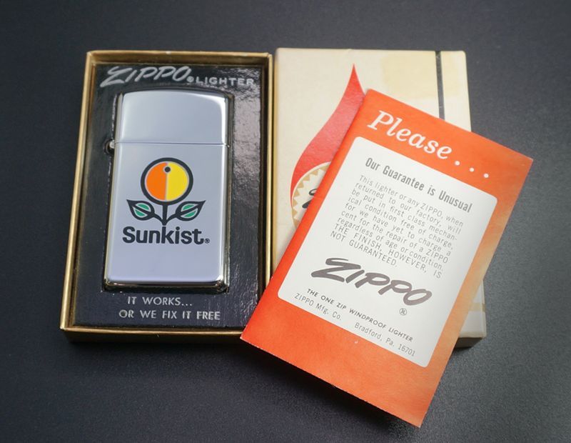 zippo Sunkist (サンキスト）スリム 1970年製造 - zippo-LAND G.