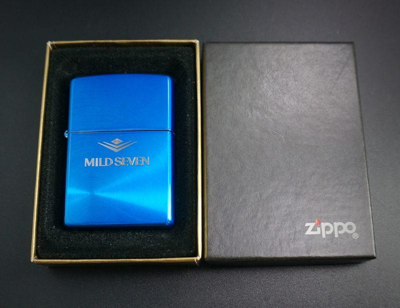 zippo MILD SEVEN ブルースピン 2000年製造 - zippo-LAND G.