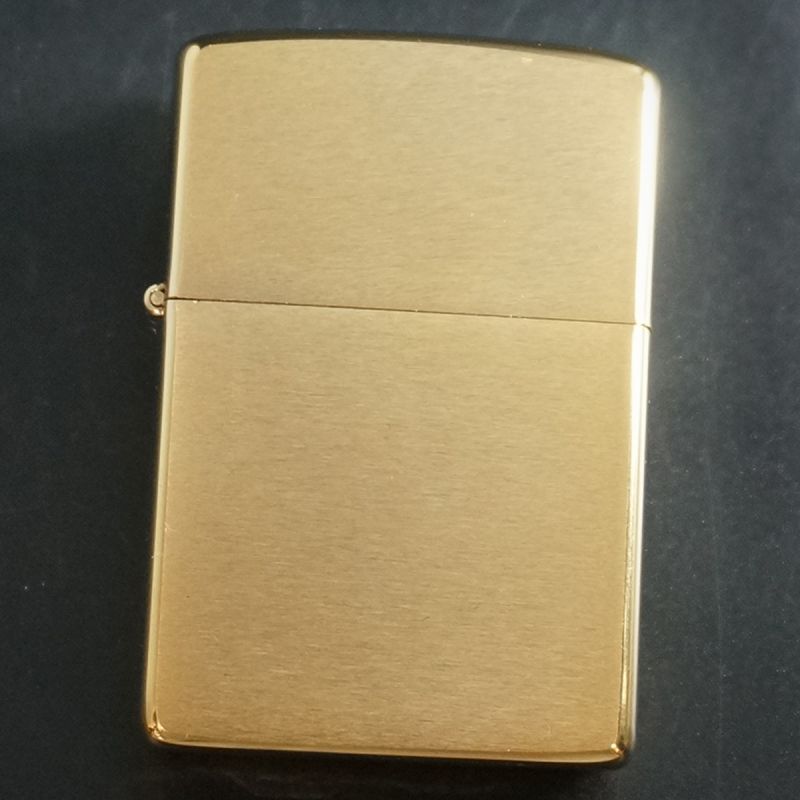 zippo #204B ブラッシュ・ブラス 1977年製造 - zippo-LAND G.