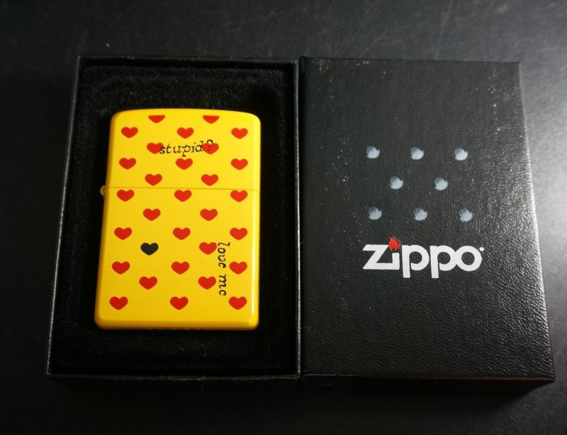 zippo hide2008 NO.1 Yellow Heart - zippo-LAND G.