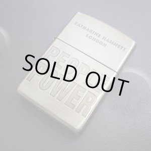 画像: zippo KATHARINE HAMNETT LONDON PEOPLE POWER 限定