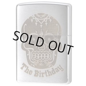 画像: Zippo The Birthday スカルロゴ クローム シリアルナンバー入り(期間限定生産品)