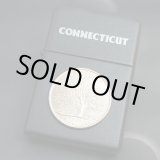 画像: zippo 50州25セントコイン CONNECTCUT（コネチカット州）黒マット