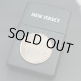 画像: zippo 50州25セントコイン NEW JERSEY（ニュージャージー州）黒マット