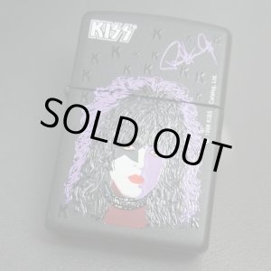 画像: zippo KISS 黒マット Paul Stanley