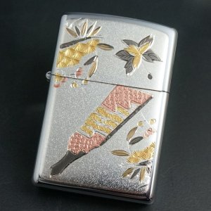 画像: zippo 電鋳シリーズ 一月 羽子板